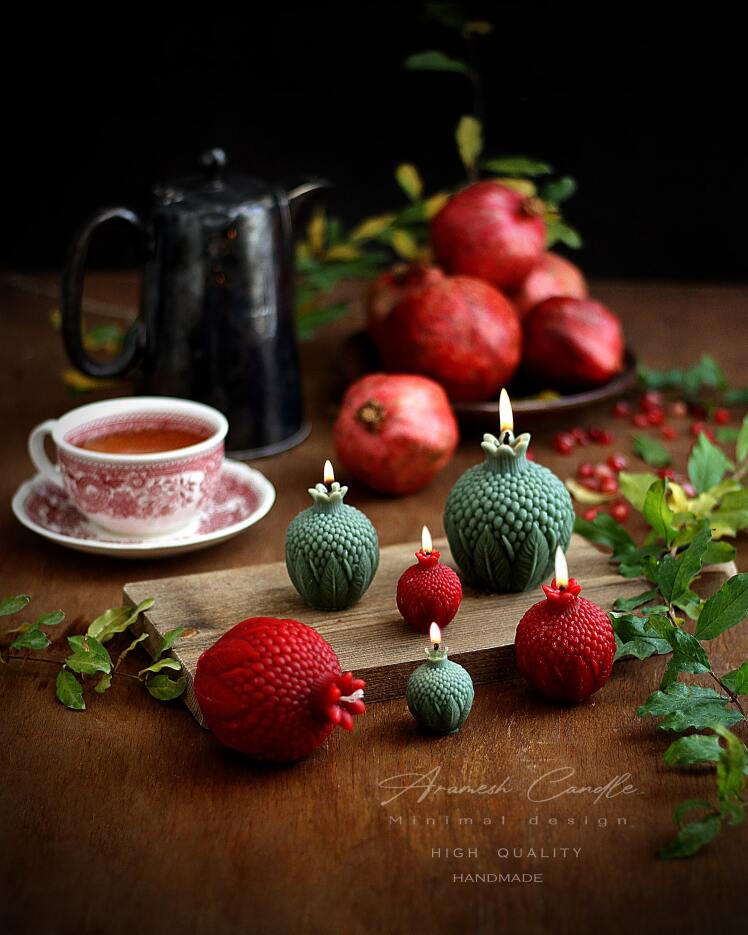 شمع انار دانه سه سایز